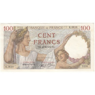 100 Francs SULLY 26-10-1939 SUP+  Fayette 26.12 - 100 F 1939-1942 ''Sully''