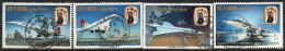 Bahrain 1976 1st Commercial Concorde Flight Set Of 4, Used, SG 232/5 (F) - Bahreïn (1965-...)