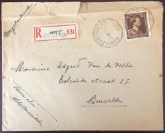 Belgique, Divers Sur Lettre Recommandée De Scheldewindeke 1944 - (B3812) - Other & Unclassified