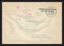 3654 Lettre Autriche (Austria) Guerre 1939/1945 Croix Rouge (red Cross) 3/9/1945 - Oorlog 1939-45