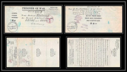 6887/ Lettre (cover Briefe) Tonkawa Japan Usa Allemagne Prisoner Of War Prisonniers 1944 Censuré Censor 576 - Franchigia Militare