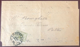 Belgique COB N°42 Sur Lettre De Bruxelles 1891 - (B3845) - Andere & Zonder Classificatie