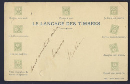 LANGUAGE OF STAMPS / LANGAGE DES TIMBRES - FRANCE - 1902 - Briefmarken (Abbildungen)