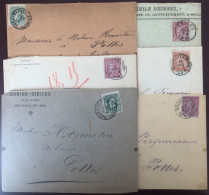 Belgique Lot De 6 Enveloppes - (B3864) - Sonstige & Ohne Zuordnung