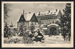 AK Schneeberg I. Erzgeb., Heilstätte Im Schnee  - Schneeberg