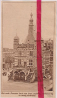 Deventer - Stadhuis - Orig. Knipsel Coupure Tijdschrift Magazine - 1925 - Unclassified