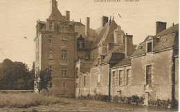 37 - Cléré - Champchevrier - Le Château - Façade Sud   - **CPA Vierge ** - Cléré-les-Pins