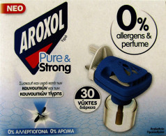 Aroxol Plug In Device+30 Nights Protection - Mosquito Repellent Liquid - Pure & Strong 0% Allergens & Perfume - UK Plug - Autres & Non Classés