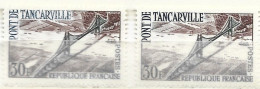 FRANCE N°  1215 30F MARRON ET BLANC PONT DE TANCARVILLE  LETTRES EN BLEU CLAIR NEUF SANS CHARNIERE BDF - Unused Stamps
