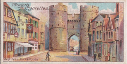 11 Canterbury West Gate - Celebrated Gateways 1909  - Players Cigarette Cards - Antique - Bridges - Player's