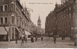 R13- WESTGATE CORNER . NEWPORT. MON - (CARTE PHOTO VALENTINE ' S - 2 SCANS) - Monmouthshire