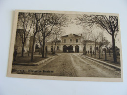 GIOVINAZZO  STAZIONE FERROVIARIA GARE RAILVAI STATION BAHNHOF NON VIAGGIATA  COME DA FOTO FP *** - Bahnhöfe Ohne Züge