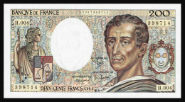 200F Montesquieu - 1981 - H 004 - NEUF - Fay : 70.1 - 200 F 1981-1994 ''Montesquieu''