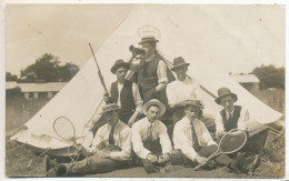 Seven Men In Front Of Tent, Somewhere In Ireland - Andere & Zonder Classificatie