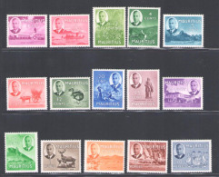 1950 MAURITIUS, Stanley Gibbons N. 276/290 Serie Di 15 Valori - MNH** - Other & Unclassified