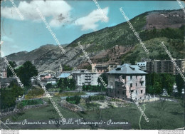 Cg367 Cartolina Limone Provincia Di Cuneo Piemonte Panorama Piega Centrale - Cuneo