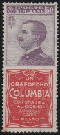 122 - Italia Regno -.Pubblicitari 1924/25 - 50 C. Columbia N. 11. Cat. € 150,00.MNH - Publicidad