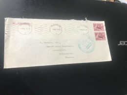 South Africa Stamps Large Size Cover Post Mark In Green Received Interesting See Photos - Cartas & Documentos