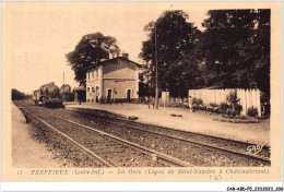 CAR-ABDP5-44-0568 - TREFFIEUX - LA GARE - TRAIN - Autres & Non Classés