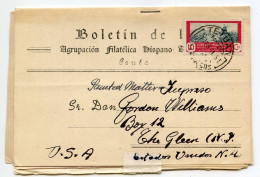 Spanish Morocco 1951 Boletin De La Agrupacion Filatelica Hispano Africana, Ceuta; Tetuan Postmark; 10c. Hunter & Hounds - Spaans-Marokko