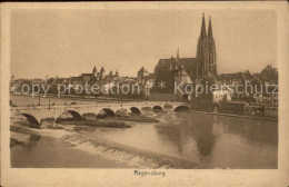 71603709 Regensburg Steinerne Bruecke Dom St. Peter Regensburg - Regensburg