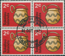 Tokelau 1971 SG26 2c Handicrafts Block FU - Tokelau