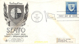 732684 MNH ESTADOS UNIDOS 1960 5 ANIVERSARIO DEL PACTO DE MANILA (S.E.A.T.O.) - …-1845 Voorfilatelie