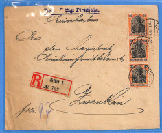Allemagne Reich 1920 - Lettre Einschreiben De Erfurt- G34049 - Covers & Documents