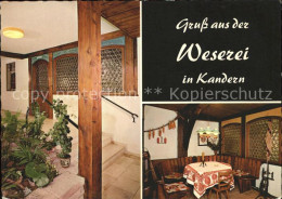71596801 Kandern Historisches Gasthaus Zur Weserei G. Kramer-Eichin Kandern - Kandern