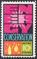 !a! USA Sc# 1547 MNH SINGLE (a2) - Energy Conservation - Nuovi