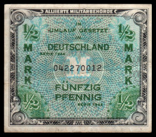 ALLEMAGNE - 1/2 Mark - Occupation Alliée - 1944 - TTB+ - 1/2 Mark