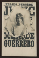 CLEO DE MERODE - CLEO DANS LE BALLET LORENZA - AFFICHE DES FOLIES BERGERES CREVEE - Famous Ladies