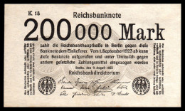 DEUTSCHLAND - ALLEMAGNE - 200 000 Mark Reichsbanknote - 1923 - P100 - UNC / NEUF - 20 Millionen Mark