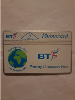 GB UK PRIVEE BT WORLD QUALITY DAY 5U MINT NEUVE  N° 131E......... - BT Commemorative Issues