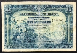 Angola Portogallo Republica Portugueza Angola10 Angolares 1926 PICK#67 Restauri Diffusi Restorations Lotto 4513 - Angola