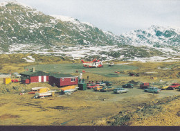 Greenland PPC Sisimiut Holsteinsborg - Heliporten Helicopter Landing Place KNI 124 Polar Card (2 Scans) - Groenlandia