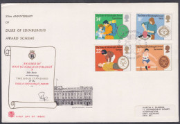 GB Great Britain 1981 Private FDC The Duke Of Edinburgh's Award, First Aid, Sport, Sports, Expedition, First Day Cover - Briefe U. Dokumente