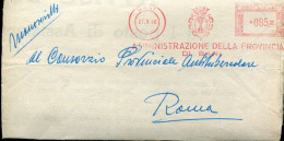 X0947 Italia, Red Meter Freistempel Ema, Bari 1960 Amministrazione Della Provincia Di Bari - Macchine Per Obliterare (EMA)