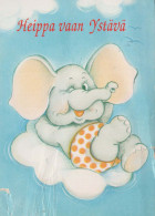 ELEFANTE Animales Vintage Tarjeta Postal CPSM #PBS748.ES - Olifanten