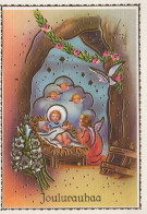 ÁNGEL Navidad Niño JESÚS Vintage Tarjeta Postal CPSM #PBP376.ES - Engel