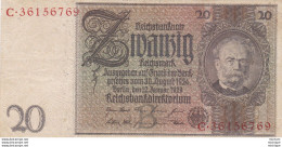 20 Mark - Allemagne  -   Reichsbanknote - 1924  - C 36156769 - Non Classificati