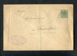 "WUERTTEMBERG" 1895, Ganzsachenumschlag Mit Stempel BOENNIGHEIM" (A2183) - Postwaardestukken