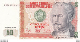 PEROU 50 Intis  Neuf - Peru