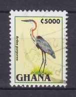 Ghana 1995 Mi. 2197, 5000 C Bird Vogel Oiseau Purpurreiher Perf. 14x13½ - Ghana (1957-...)