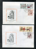 "DDR" 1981, Mi. 2640-2645 "Medizinhistorische Sammlung" Auf 2 FDC (A2185) - 1981-1990