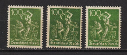 MiNr. 187 A, B, C ** - Unused Stamps