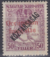 Arad Hongrie 1919 Mi 43 Reine Zita  (A15) - Usati