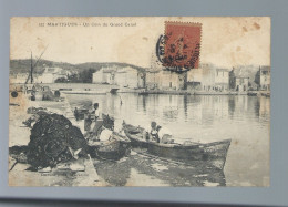CPA - 13 - Martigues - Un Coin Du Grand Canal - Animée (pêcheurs) - Circulée En 1908 - Martigues