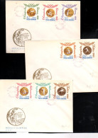 TCHECOSLOVAQUIE FDC 1964 MEDAILLES HONGROISES AUX JEUX OLYMPIQUES - Lettres & Documents