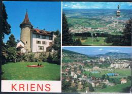 Kriens, Svizzera 1987. Veduta Varie Della Città. Cartolina Viaggiata. - Kriens